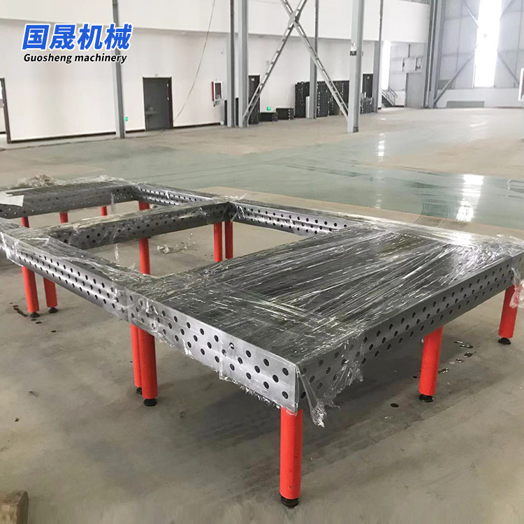 多功能三维柔性焊接平台 组装实验铁地板 国晟机械