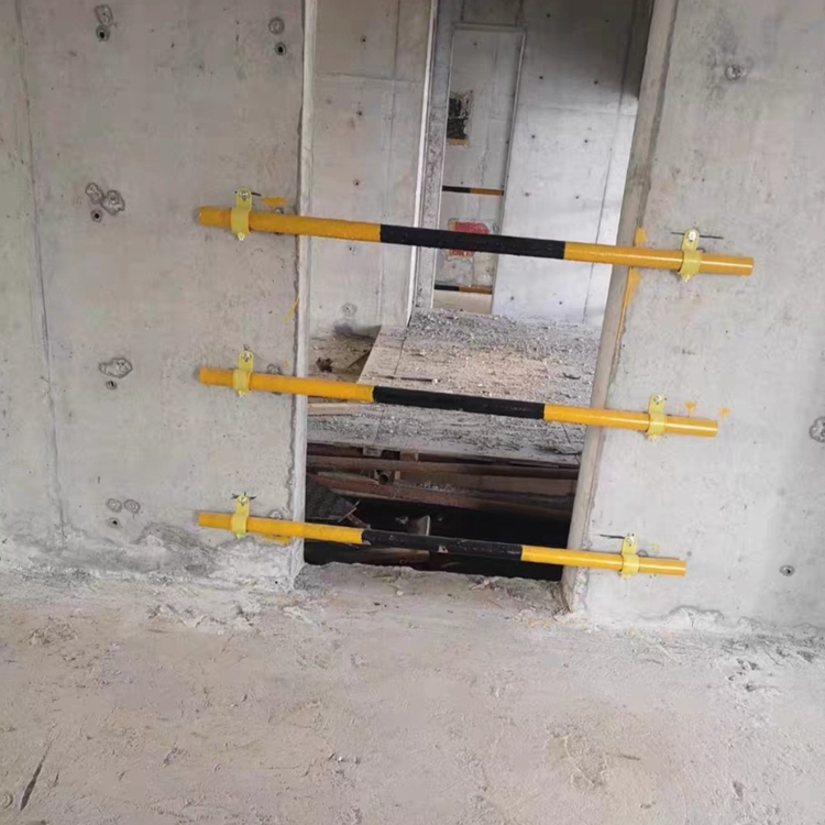 河南楼梯扶手连接管件 定型化临边防护连接件 安全防护连接件
