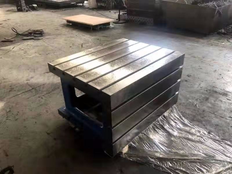河北远鹏定制重型铸铁方箱 T型槽方箱