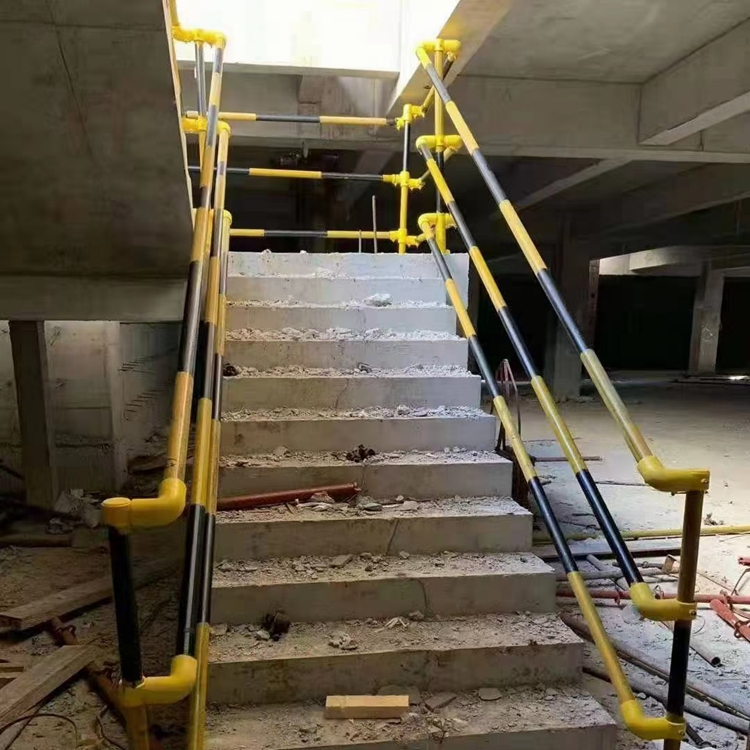 工厂批发楼梯扶手连接管件 定型化临边防护连接件 安全防护连接件