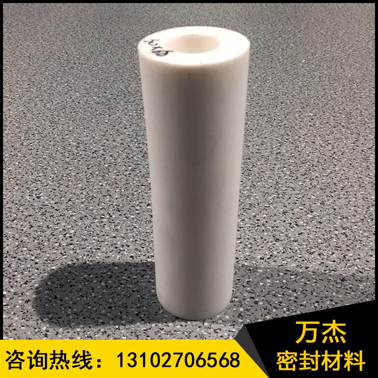 厂家自产自销聚四氟乙烯管套-耐高温耐磨损铁氟龙管套-圆柱体四氟管套
