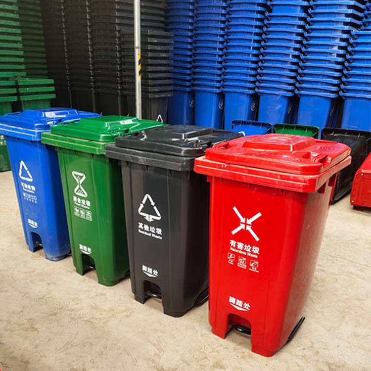 240L塑料垃圾桶 垃圾桶 厂家供应 餐厨环卫分类桶 可订购