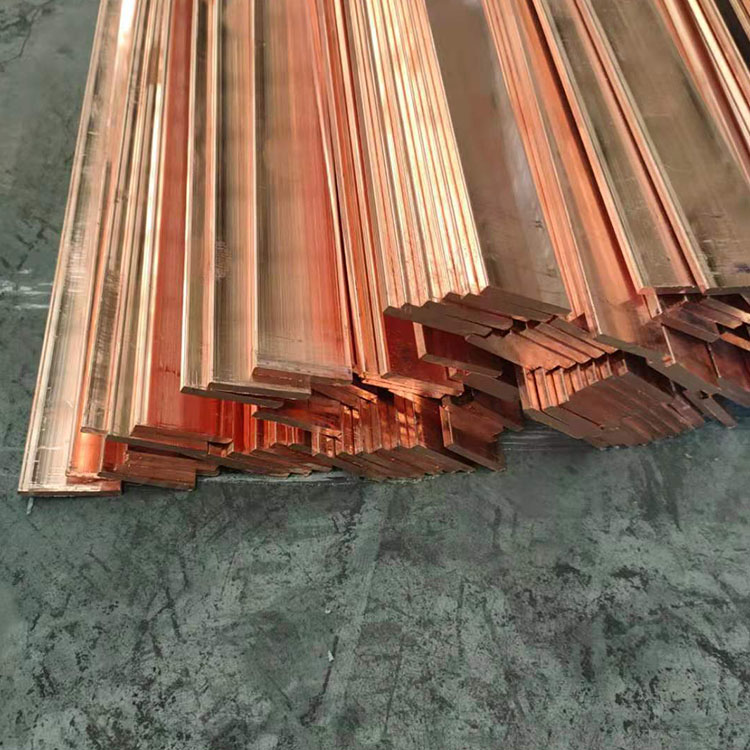 汇恒供应 铜包钢接地扁线 铜覆钢扁线 接地极铜包扁钢