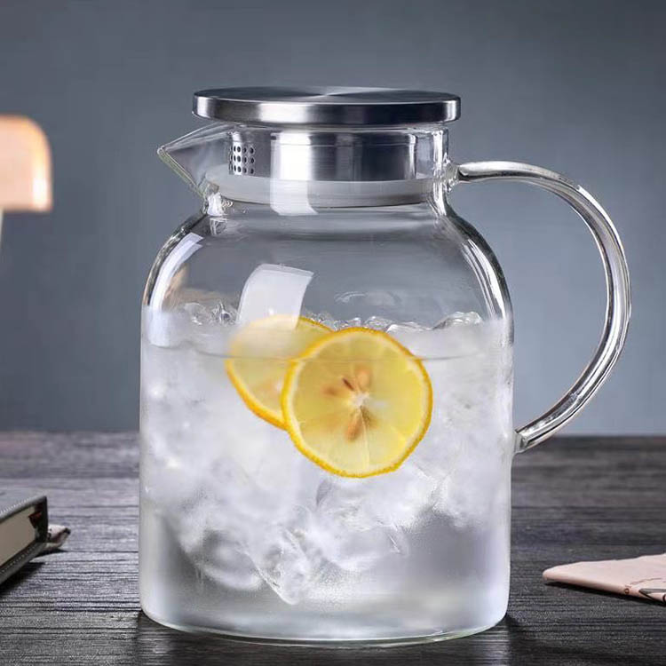 生产出售 大容量玻璃冷水壶 玻璃煮茶壶 大容量冷水壶 种类繁多
