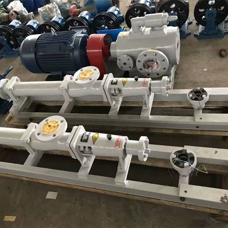 单螺杆泵 卧式螺杆泵 海鸿螺杆泵 保温沥青螺杆油泵 结构紧凑