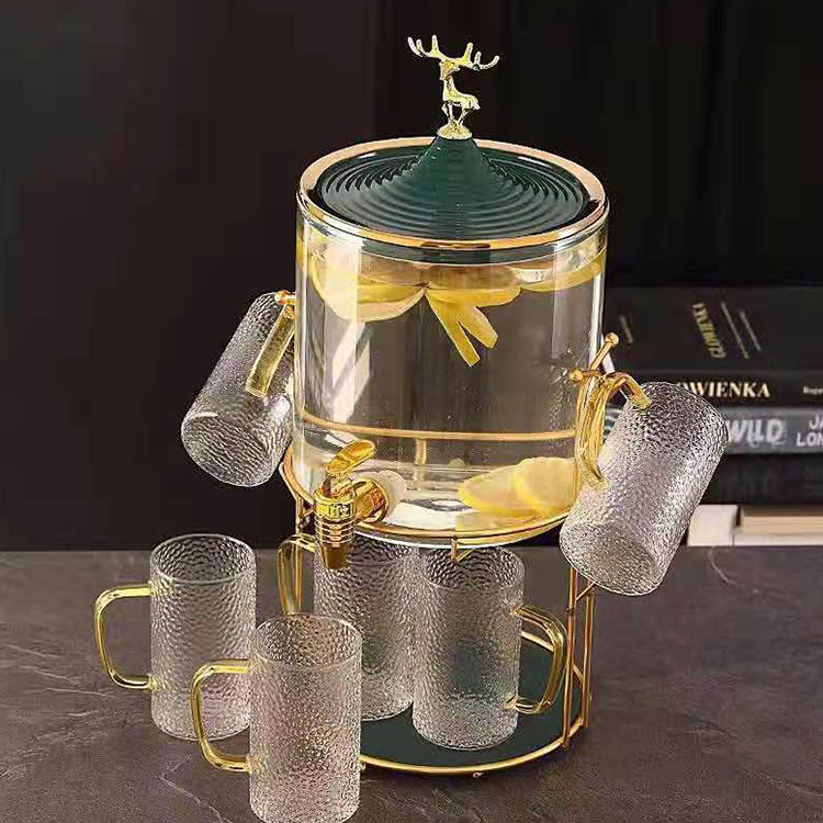 长期供应 大号泡酒玻璃桶 高硼硅玻璃泡酒桶 玻璃泡酒桶 服务贴心