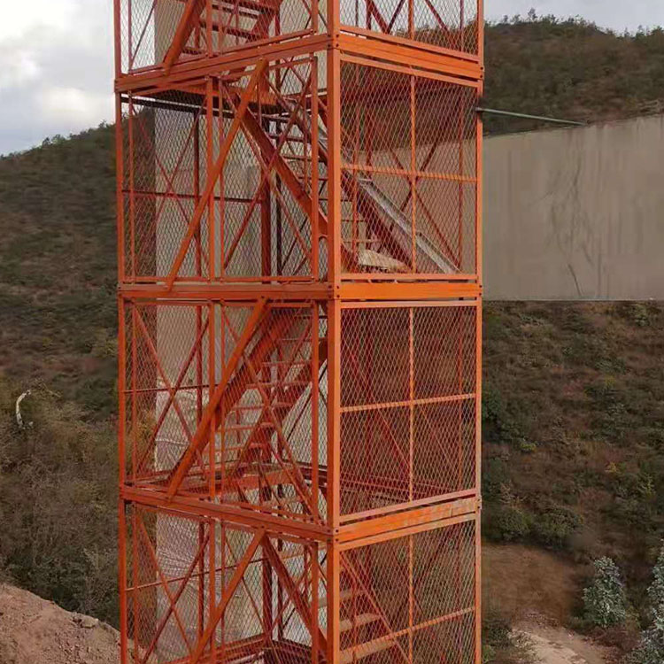 安全梯笼 桥梁施工安全梯笼 弘旭 地铁施工安全梯笼 生产加工
