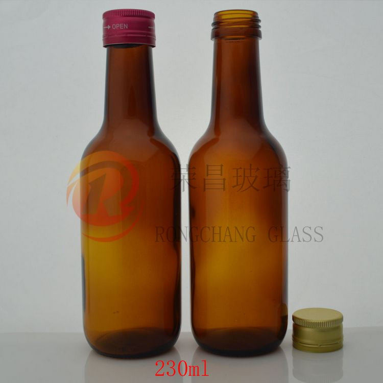 230毫升口服瓶瓶 小样玻璃瓶 避免糖浆瓶 棕色避光玻璃瓶