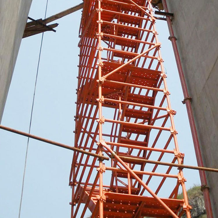 香蕉式安全爬梯 墩身安全爬梯 弘旭 桥梁施工安全爬梯 来电报价