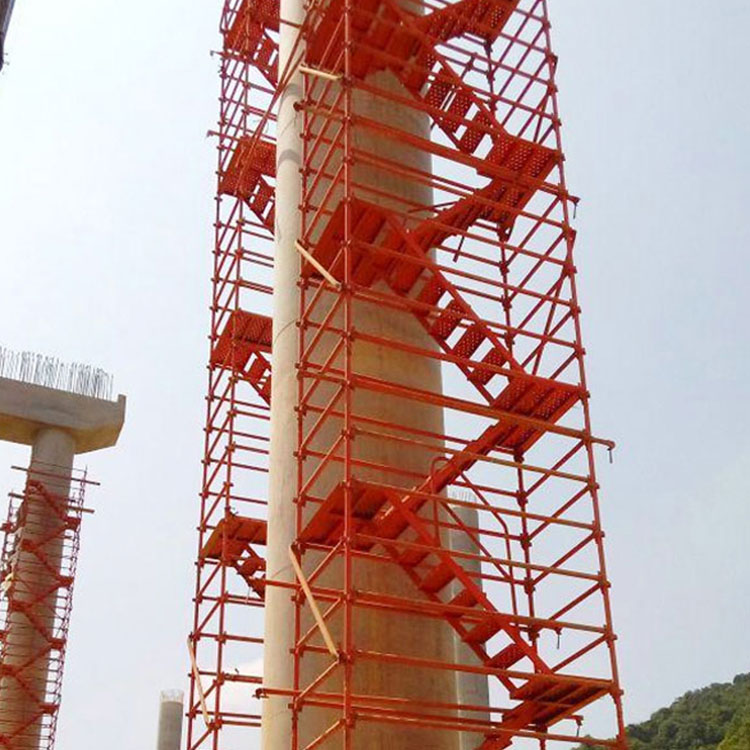 建筑安全爬梯 拆装式安全梯笼 弘旭 桥梁施工安全爬梯 价格称心