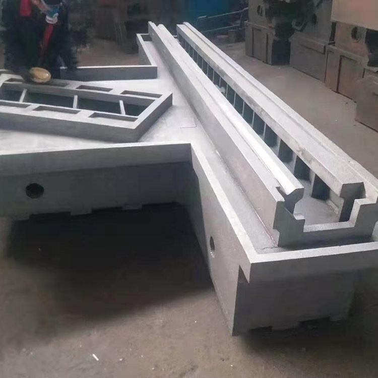 机床工作台 HT250机床底座铸件 生产 地轨翻砂铸件 数控机床铸件