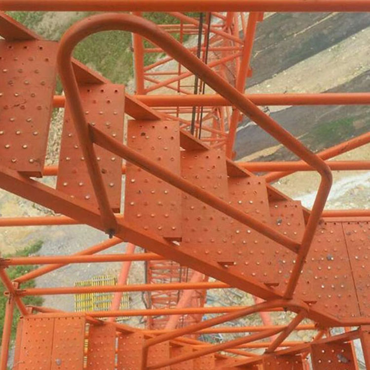 基坑安全爬梯 挂网式安全爬梯 弘旭 装配式安全爬梯 按需定制