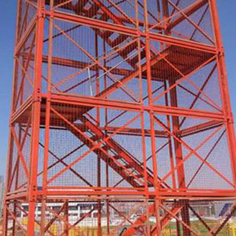 高空施工安全梯笼 建筑安全梯笼 弘旭 组合式安全梯笼 生产销售