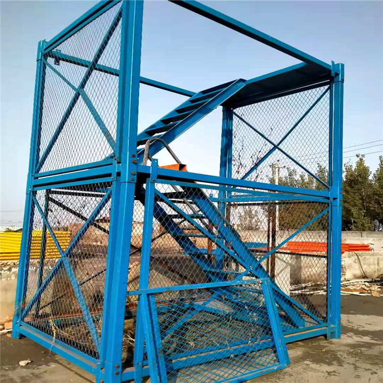 框架式安全梯笼 防护网安全梯笼 基坑施工安全梯笼 种类齐全