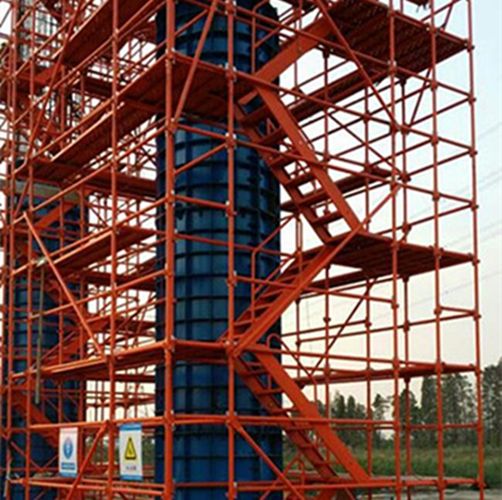钢结构安全爬梯 路桥施工安全爬梯 框架式安全爬梯 加强加厚