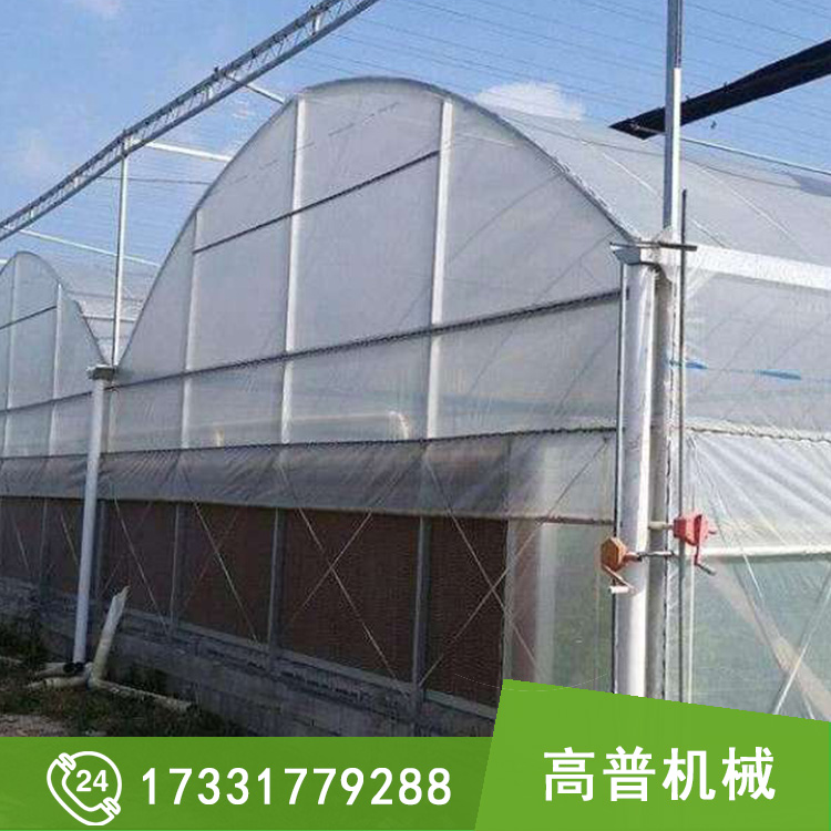 钢架连栋大棚 农用大棚双膜钢架 连栋薄膜大棚 造型美观