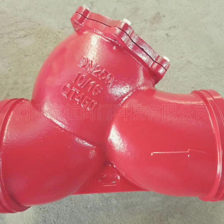 沟槽过滤器 Y型管道卡箍过滤器 管道过滤器 嘉航供应