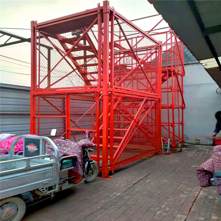 王集艳军铸件 桥梁施工安全梯笼 组装式安全梯笼 箱式安全梯笼 价和合理