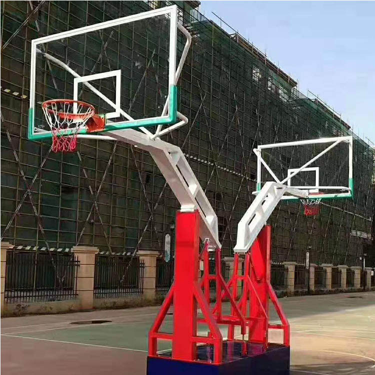 成从篮球架子 家用地埋移动篮球框 供应 户外成人篮球架 凹箱家用训练篮球框