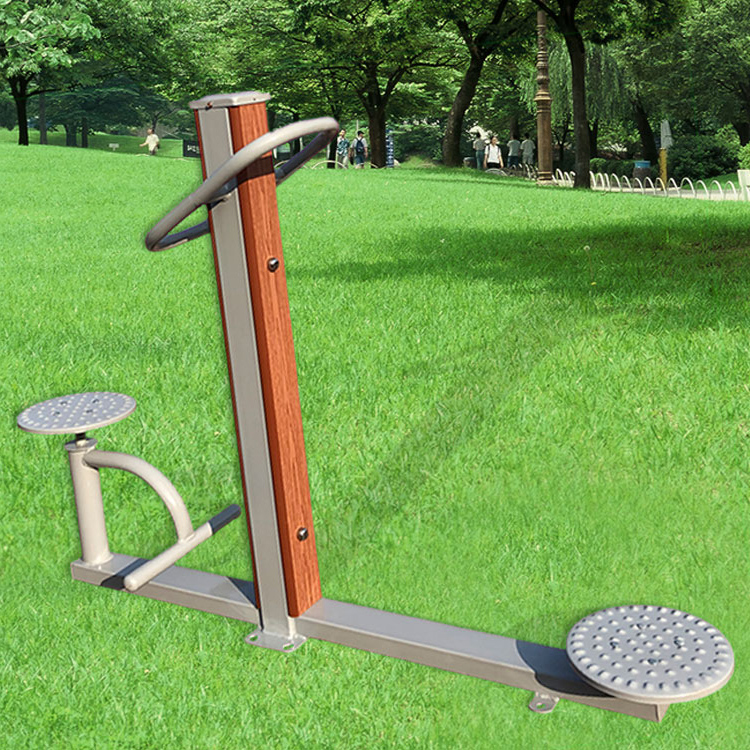 室外健身路径 塑木二人扭腰器定制 二人转腰器 公园小区户外健身器材