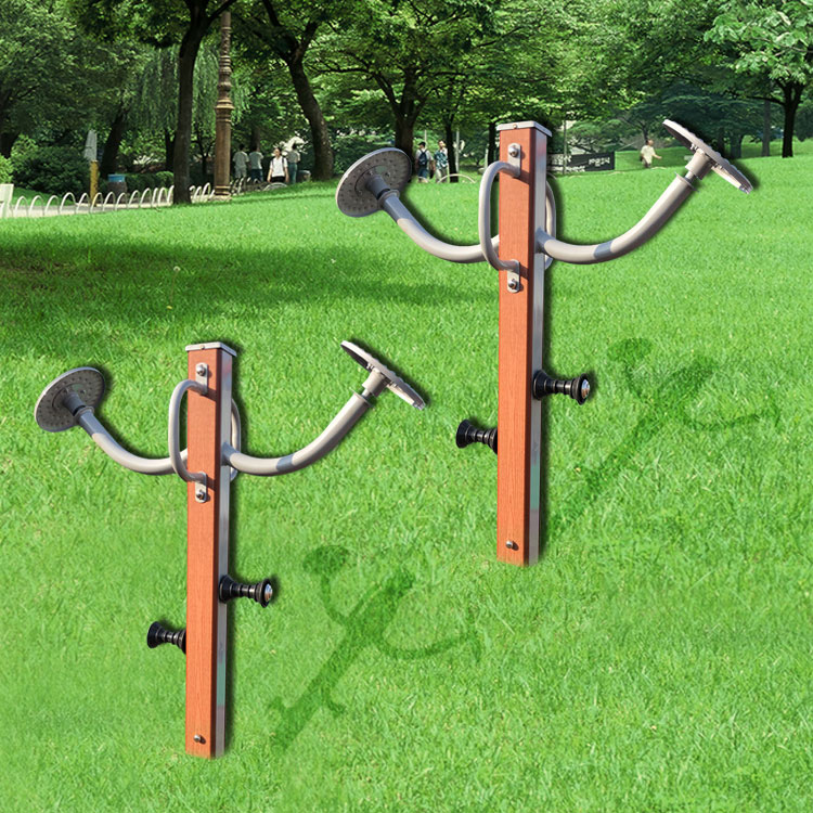 塑木按摩揉推器 塑木公园健身器材 按摩揉推器出售
