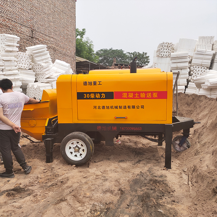 德旭机械混凝土泵 小型二次构造柱泵 砂浆输送泵 种类繁多