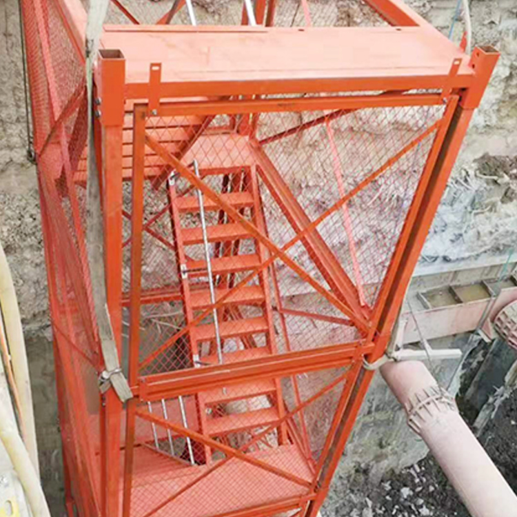 顺通金属 箱式安全梯笼 桥梁施工安全梯笼 安全通道 欢迎洽谈